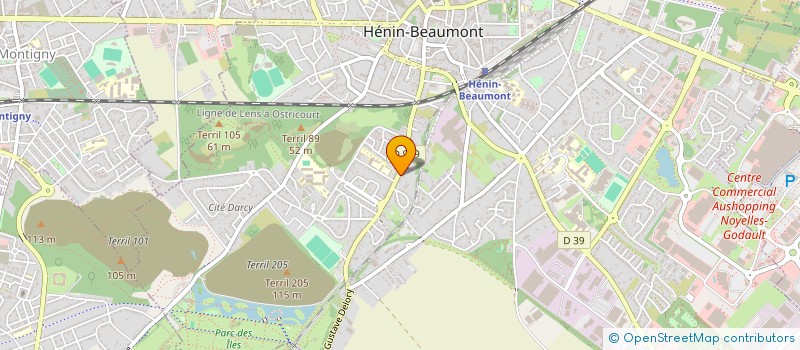 localisation de l'entreprise MADAME CAROLINE WASTEELS à HENIN-BEAUMONT