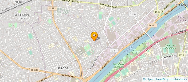 localisation de l'entreprise MADAME CAROLINE WEBER à BEZONS