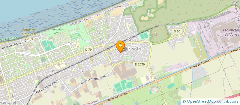 localisation de l'entreprise MADAME CAROLINE WEDIER  LEFFRINCKOUCKE