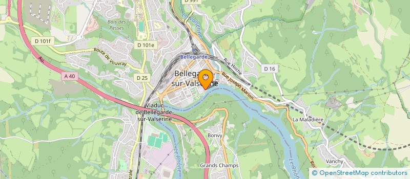 localisation de l'entreprise MADAME CAROLINE WERNERT à VALSERHONE