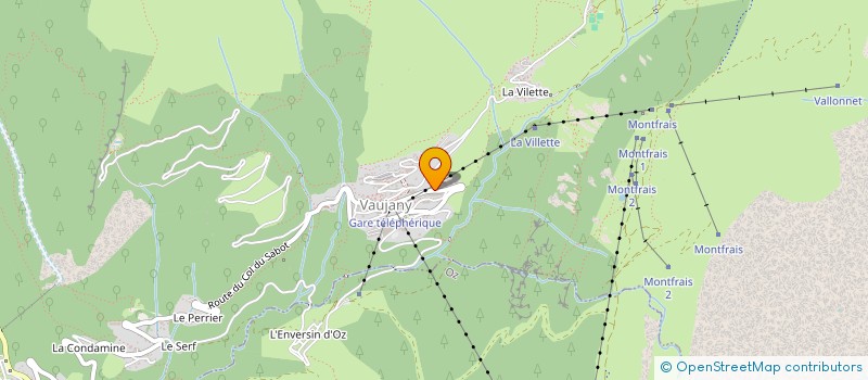 localisation de l'entreprise MADAME CAROLINE WILLEMS  VAUJANY