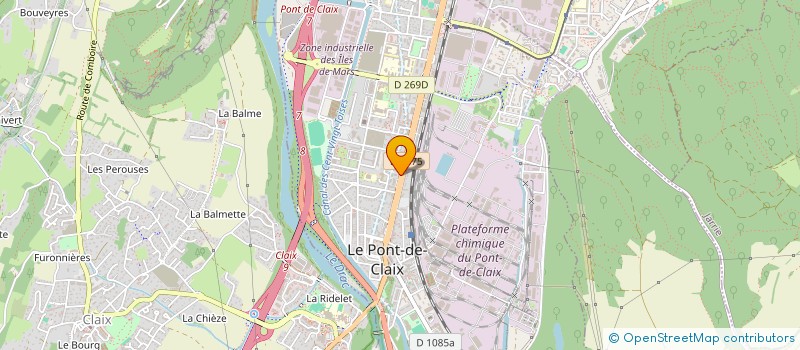 localisation de l'entreprise MADAME CAROLINE WISMAN  LE PONT-DE-CLAIX