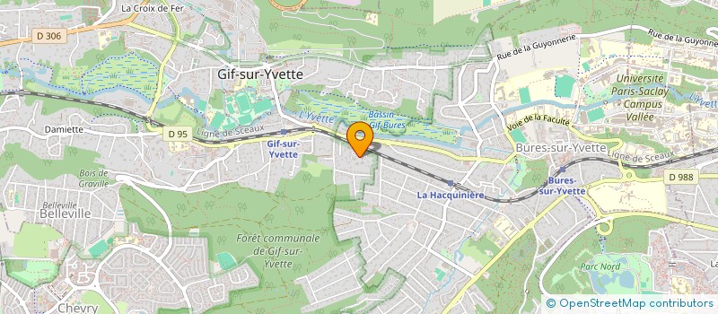 localisation de l'entreprise MADAME CAROLINE YE  GIF-SUR-YVETTE
