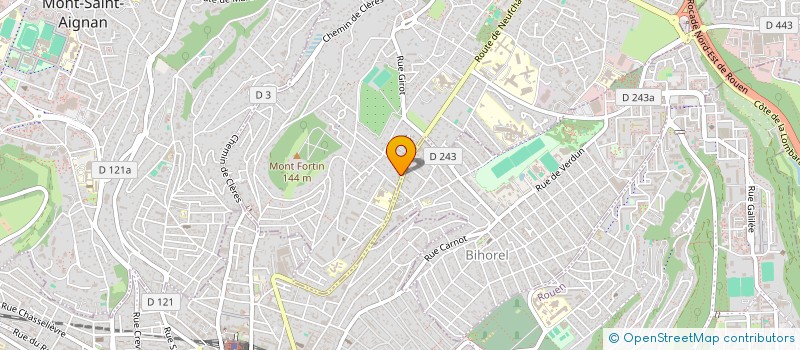 localisation de l'entreprise MADAME CAROLINE ZHOU  BOIS-GUILLAUME