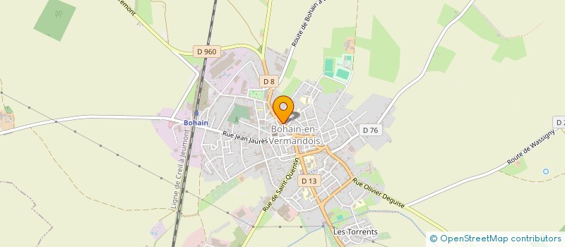 localisation de l'entreprise MADAME CAROLINE ZIEMSKI  BOHAIN EN VERMANDOIS