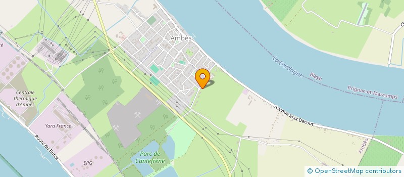 localisation de l'entreprise MADAME CAROLINE ZORZETTO  AMBES