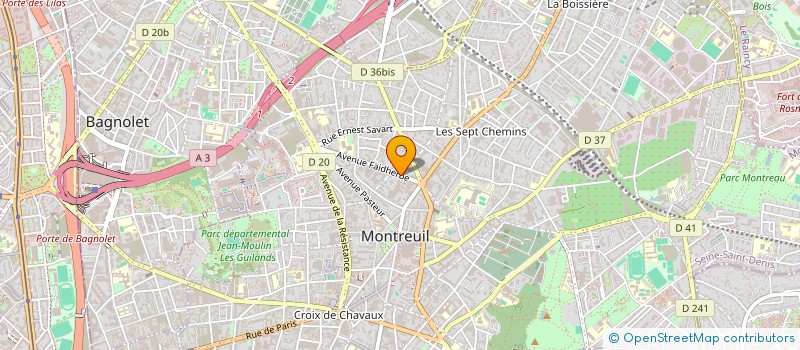 localisation de l'entreprise MADAME CAROLL ELBAZ à MONTREUIL