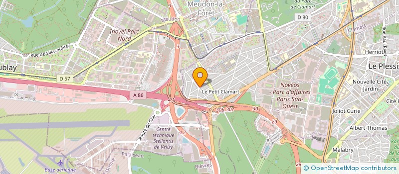 localisation de l'entreprise MADAME CAROLL MILLET  CLAMART