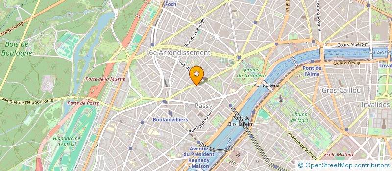 localisation de l'entreprise MADAME CAROLLE BERNARD  PARIS