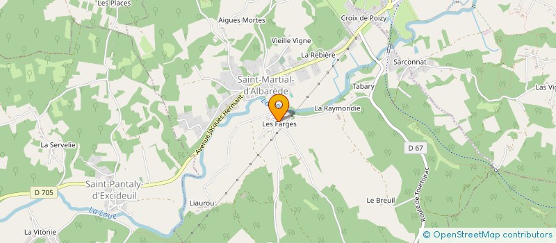localisation de l'entreprise MADAME CAROLLE EATON à SAINT-MARTIAL-D'ALBAREDE