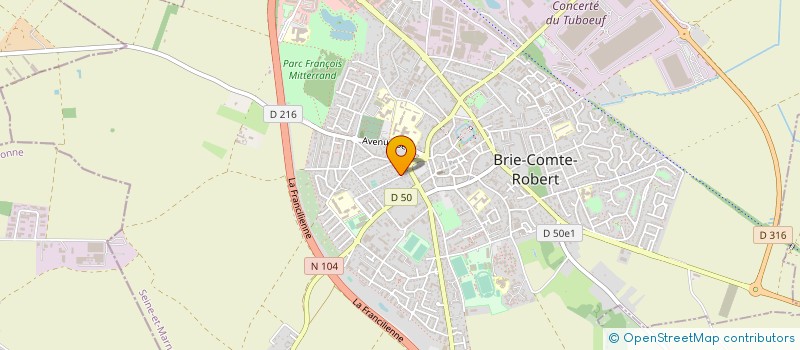 localisation de l'entreprise MADAME CAROLLE JARLET à BRIE-COMTE-ROBERT