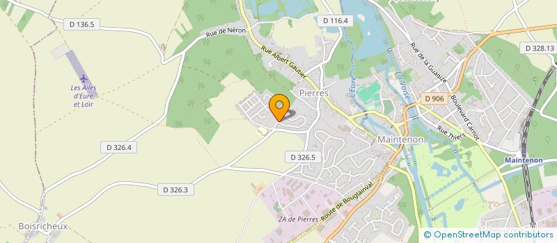 localisation de l'entreprise MADAME CAROLLE LE-COURT à PIERRES