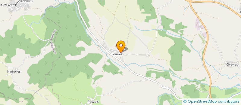 localisation de l'entreprise MADAME CAROLLE MOLHERAT  VERGEZAC