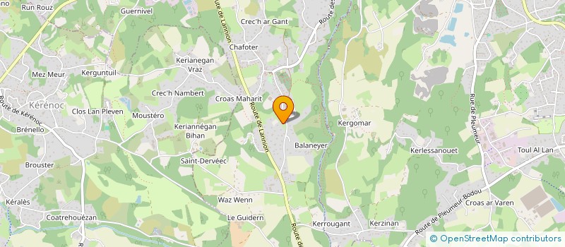 localisation de l'entreprise MADAME CAROLLE ROULLAND  TREGASTEL