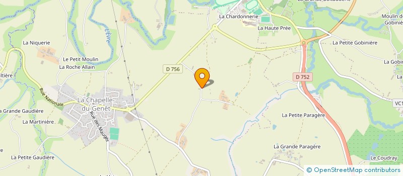 localisation de l'entreprise MADAME CAROLLE THARREAU à MONTREVAULT-SUR-EVRE