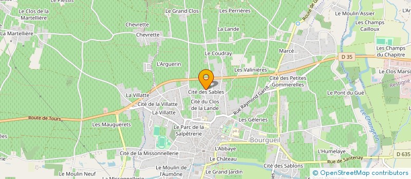 localisation de l'entreprise MADAME CAROLYN FARLEY SUTTON  BOURGUEIL