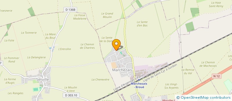 localisation de l'entreprise MADAME CAROLYN GEOFFROY à MARCHEZAIS