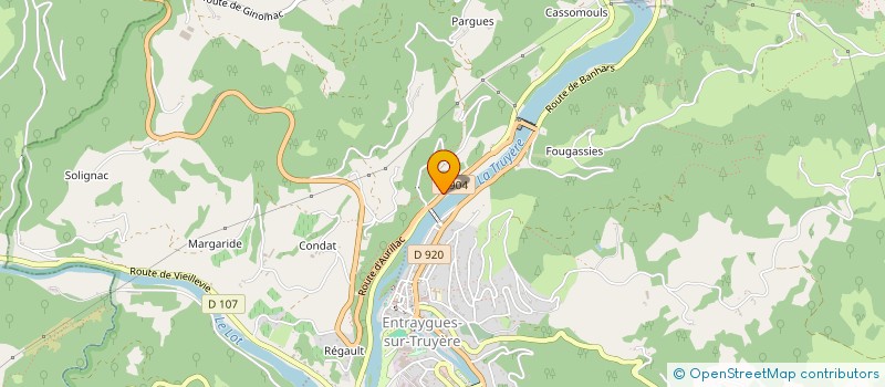 localisation de l'entreprise MADAME CAROLYN GIBSON  ENTRAYGUES-SUR-TRUYERE