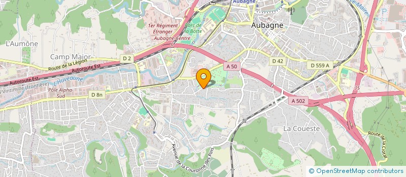 localisation de l'entreprise MADAME CAROLYN GOMEZ GOMEZ  AUBAGNE