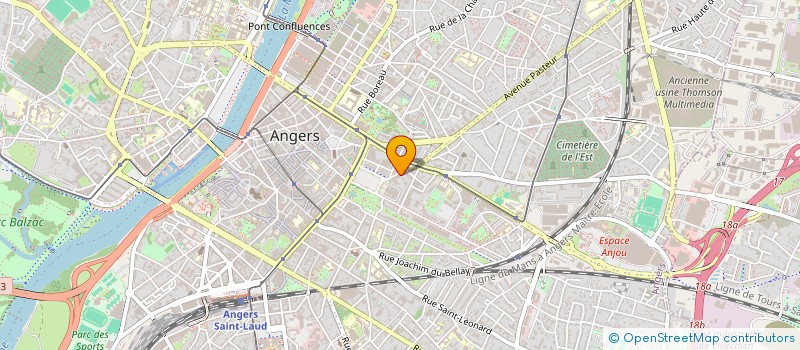 localisation de l'entreprise MADAME CAROLYN MERALI  ANGERS