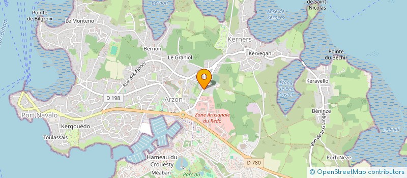 localisation de l'entreprise MADAME CAROLYN ROGERS  ARZON