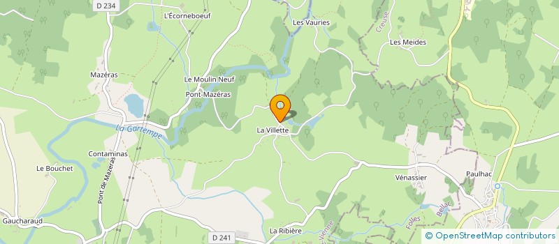 localisation de l'entreprise MADAME CAROLYNN PENNEY à SAINT-PARDOUX-LE-LAC