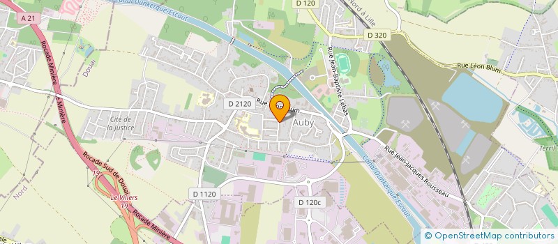 localisation de l'entreprise MADAME CARON ADELINE  LAMBRES-LEZ-DOUAI