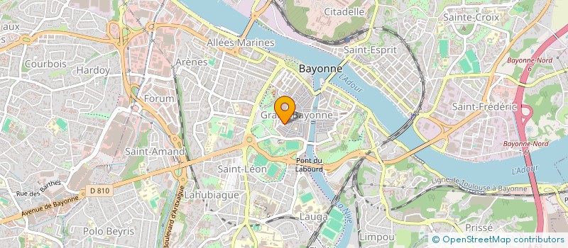 localisation de l'entreprise MADAME CARREL NYA à BAYONNE