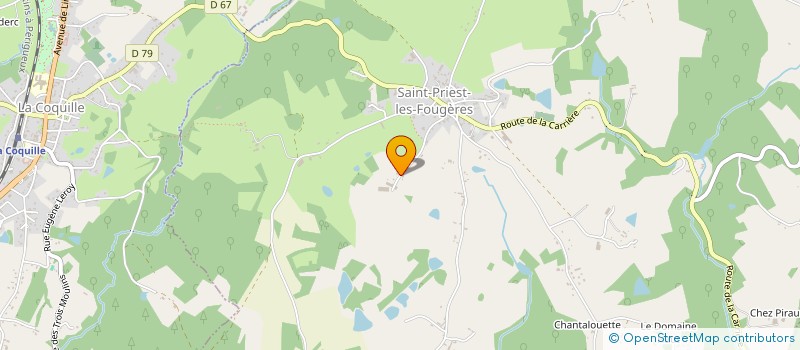 localisation de l'entreprise MADAME CARRIE HILL  SAINT-PRIEST-LES-FOUGERES