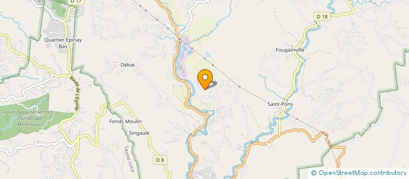 localisation de l'entreprise MADAME CARRINE CHARLES  RIVIERE-PILOTE