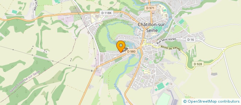 localisation de l'entreprise MADAME CARROL TERNUS  CHATILLON-SUR-SEINE