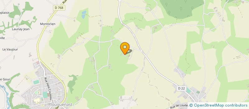 localisation de l'entreprise MADAME CARY HICKS à PLOUGUENAST-LANGAST