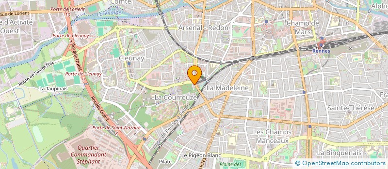 localisation de l'entreprise MADAME CASILDA DE SOUZA  RENNES