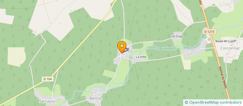 localisation de l'entreprise MADAME CASSANDRA ABEL  SAINT-LAURENT-MEDOC