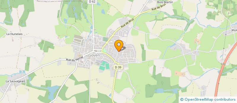 localisation de l'entreprise MADAME CASSANDRA ALLAIRE  LES LANDES-GENUSSON