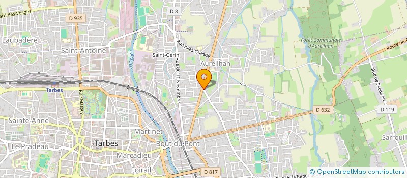 localisation de l'entreprise MADAME CASSANDRA BAQUE  AUREILHAN