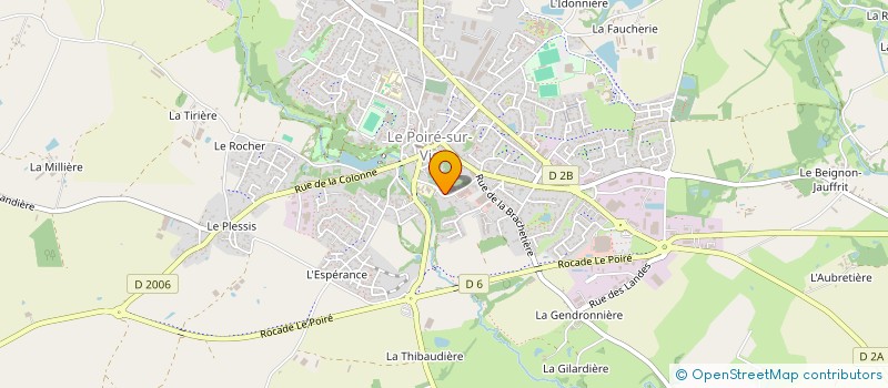 localisation de l'entreprise MADAME CASSANDRA BARBEAU  LE POIRE-SUR-VIE