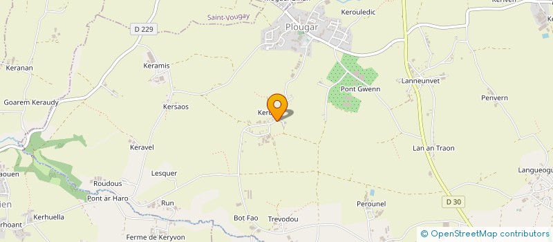 localisation de l'entreprise MADAME CASSANDRA BARBOSA  PLOUGAR