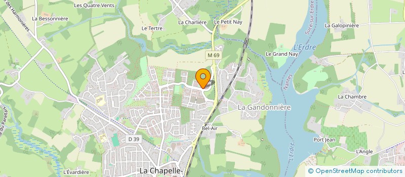 localisation de l'entreprise MADAME CASSANDRA BARDU  LA CHAPELLE-SUR-ERDRE