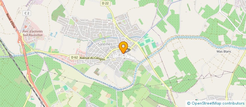 localisation de l'entreprise MADAME CASSANDRA BENZEKRI  SALEILLES