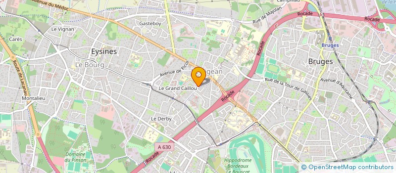 localisation de l'entreprise MADAME CASSANDRA BERNICHE  EYSINES