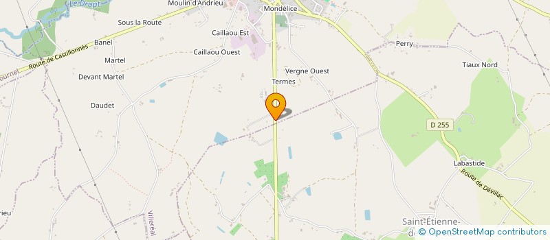 localisation de l'entreprise MADAME CASSANDRA BETTOLI  VILLEREAL