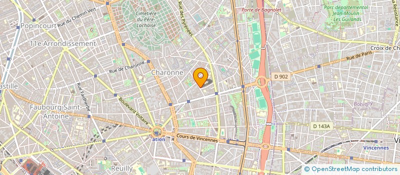 localisation de l'entreprise MADAME CASSANDRA BINET  PARIS