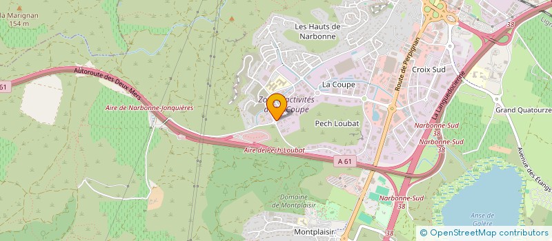 localisation de l'entreprise MADAME CASSANDRA BLANC  NARBONNE