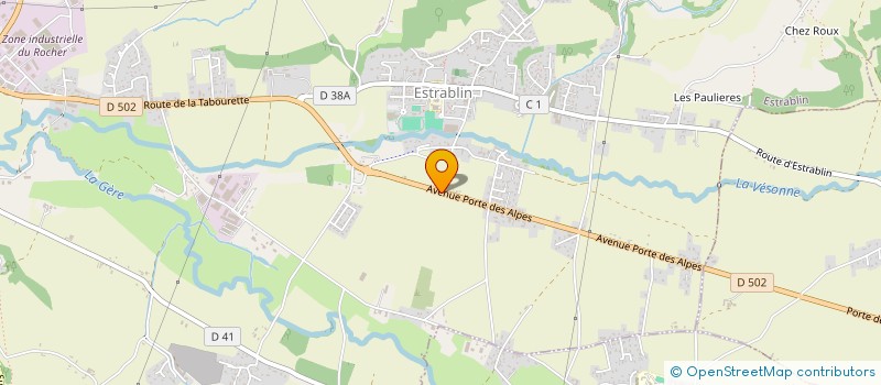 localisation de l'entreprise MADAME CASSANDRA BOUANICH  ESTRABLIN