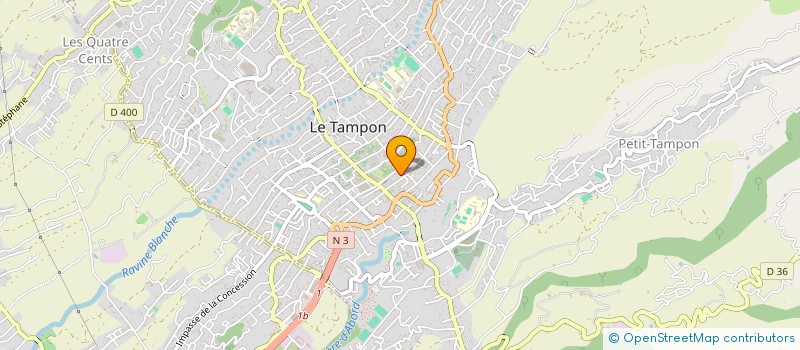 localisation de l'entreprise MADAME CASSANDRA BOURGOIN à LE TAMPON