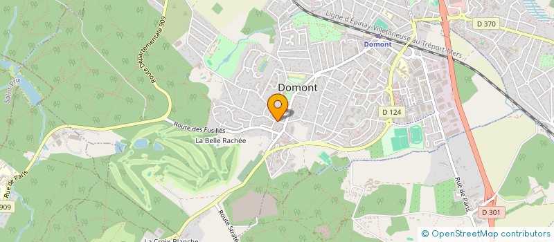 localisation de l'entreprise MADAME CASSANDRA CHAUSSAT  DOMONT