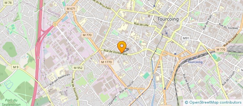 localisation de l'entreprise MADAME CASSANDRA CHAVES  TOURCOING