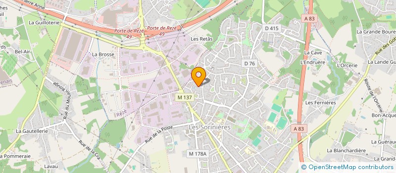 localisation de l'entreprise MADAME CASSANDRA CHIRON à SORINIERES (LES)