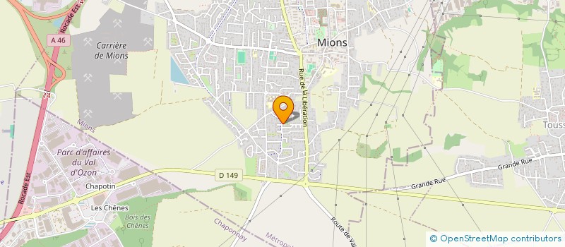 localisation de l'entreprise MADAME CASSANDRA CLEMENSON  MIONS